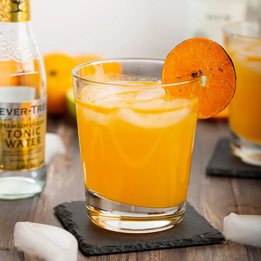 Orange Ginni Gin Orange Juice Lime Ice