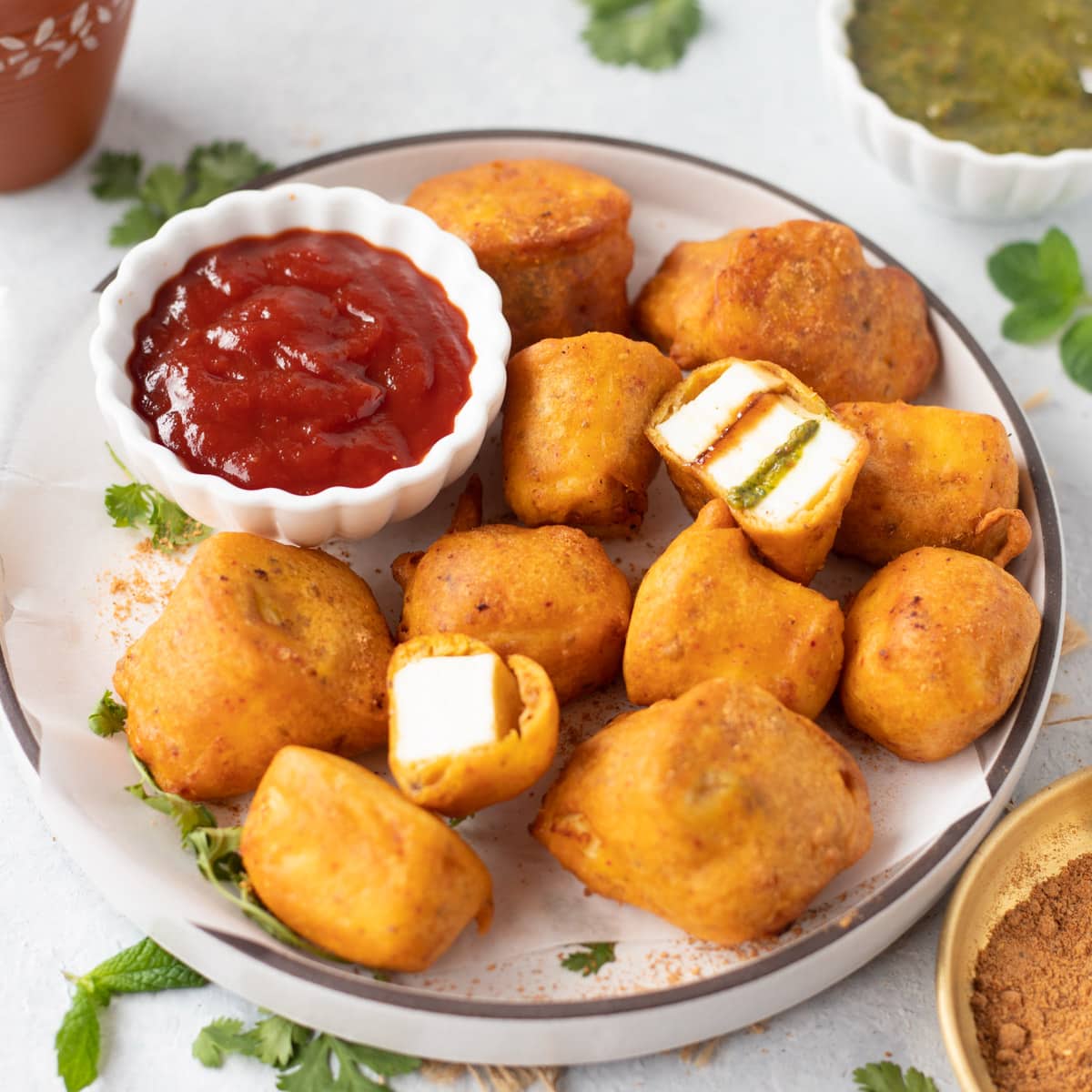 Paneer Pakora Recipe Piping Pot Curry