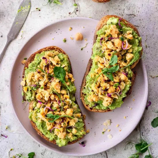 Avocado Veg Toast