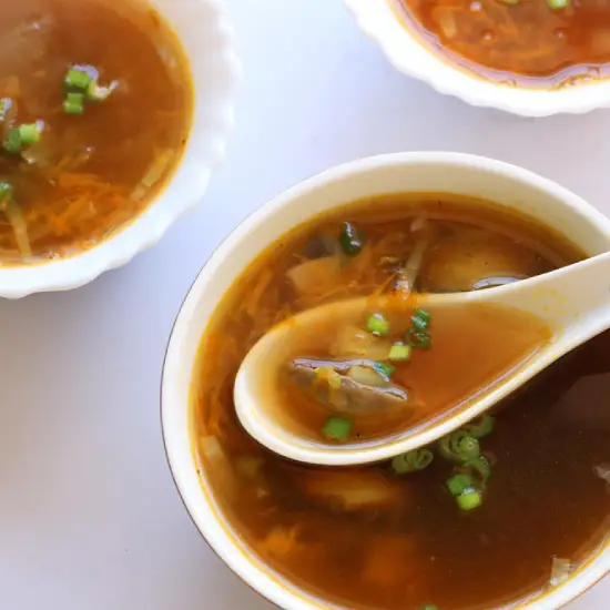 CLEAR SOUP VEGMUSHROOMCHICKENPRAWNSCRAB