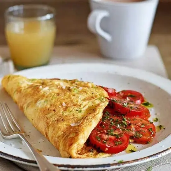 Cheese Tomato Omelette