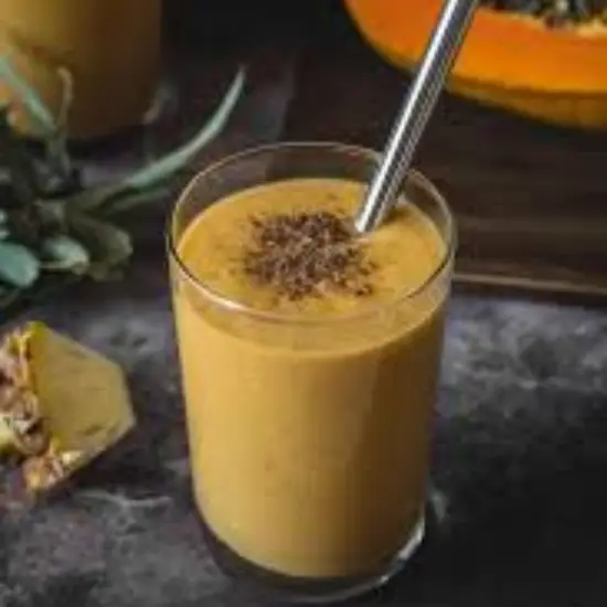 Flax Seeds Pineapple Spinach Papaya Dates