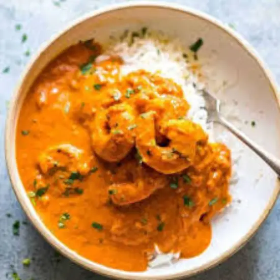 Goan Prawns Curry Rice