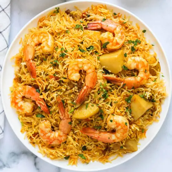 Prawns Seafood Biryani