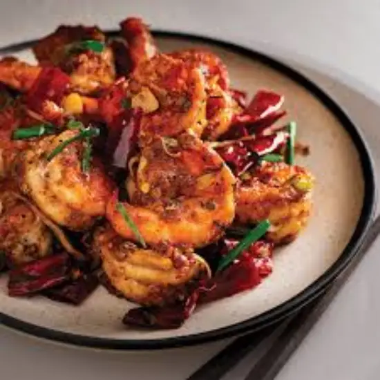 Prawns in Schezwan