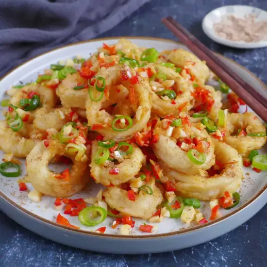 SALT PEPPER FISHSQUIDPRAWNS